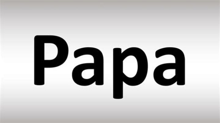 How to spell papa