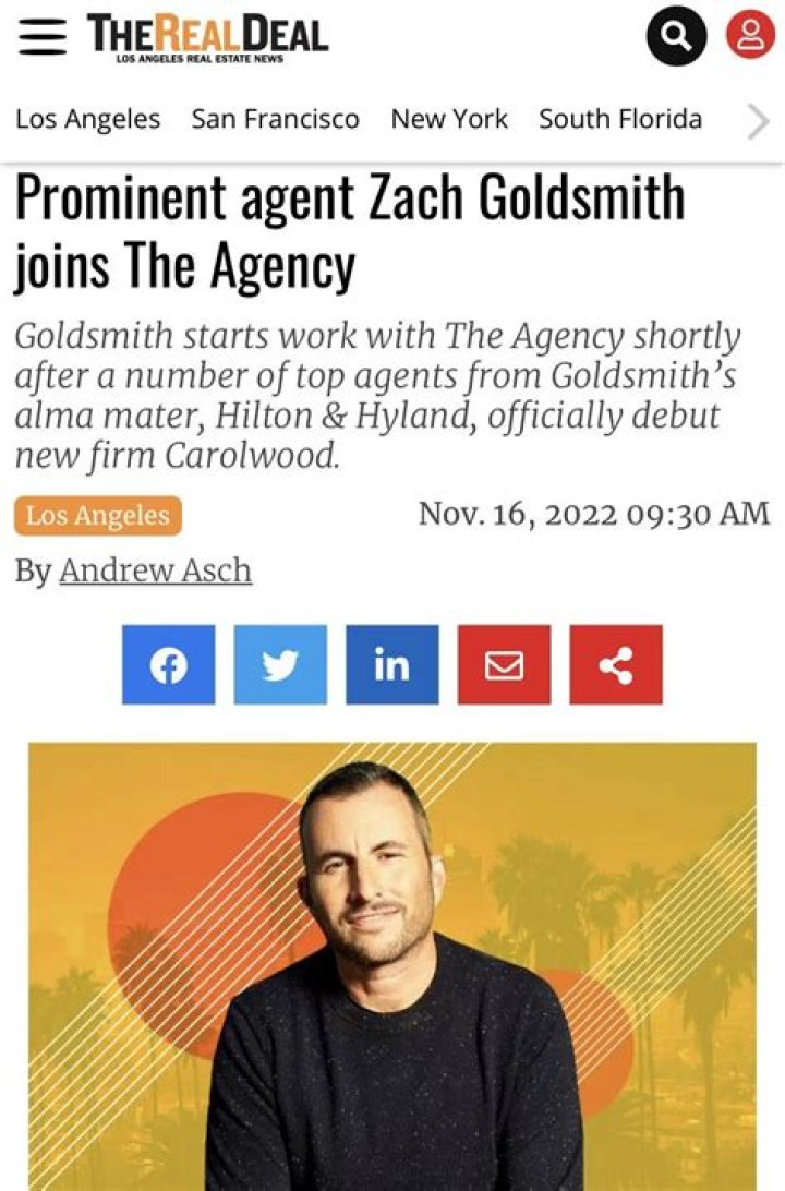Is The Connection Between Zach Goldsmith And Farrah Real?