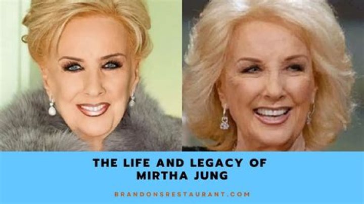 Mirtha Jung: The Enigmatic Life Of A Notorious Figure