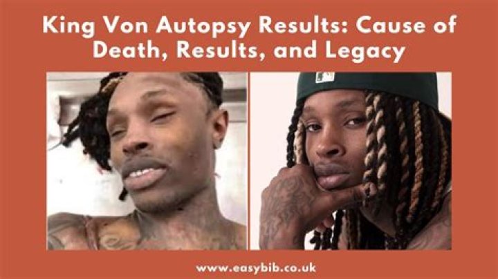 Unraveling The Truth: King Von Autopsy Results