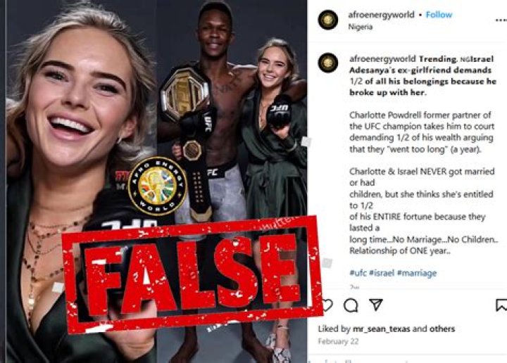 Who Is Lottie Powdrell? Israel Adesanya Rumored Girlfriend Wiki And Instagram- Are They Still Dating?
